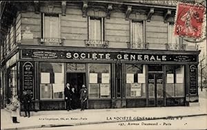 Ansichtskarte / Postkarte Paris, Société Générale, Avenue Daumesnil