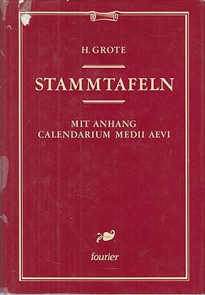 Seller image for Stammtafeln Mit Anhang: Calendarium Medii Aevi for sale by Leipziger Antiquariat