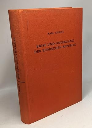 Seller image for Krise und Untergang der rmischen Republik for sale by crealivres