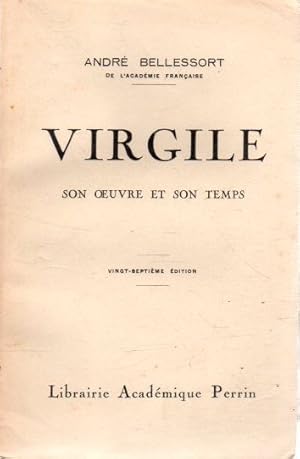 Seller image for Virgile. Son oeuvre et son temps . for sale by Librera Astarloa