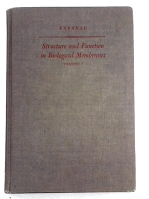 Seller image for Structure and Function in Biological Membranes, Volume I for sale by World of Rare Books