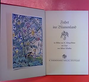 Immagine del venditore per Fahrt ins Blumenland. 16 Bilder von E. Wenz-Vietor venduto da biblion2