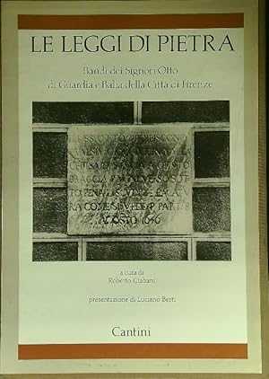 Seller image for Le leggi di pietra for sale by Librodifaccia