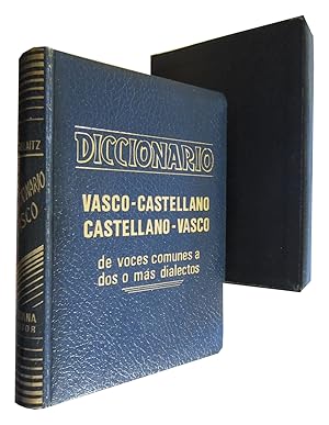 Imagen del vendedor de DICCINARIO VASCO-CASTELLANO / CASTELLANO-VASCO. De Voces ms Comunes a dos o ms Dialectos a la venta por Libreria Rosela