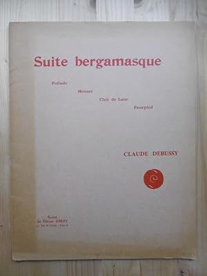 Immagine del venditore per Suite bergamasque: Prlude - Menuet - Claire de Lune - Passepied. [Piano] venduto da Antiquariat Steinwedel