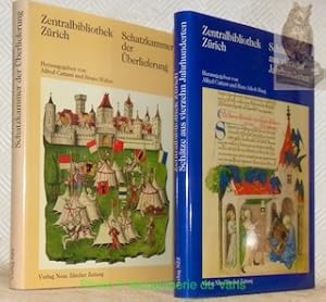 Imagen del vendedor de Zentralbibliothek Zrich. 2 Bnde. 1. Schatzkammer der berlieferung. 2. Schtze aus vierzehn Jahrhunderten. a la venta por Bouquinerie du Varis