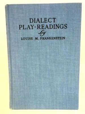 Imagen del vendedor de Dialect Play Readings a la venta por World of Rare Books