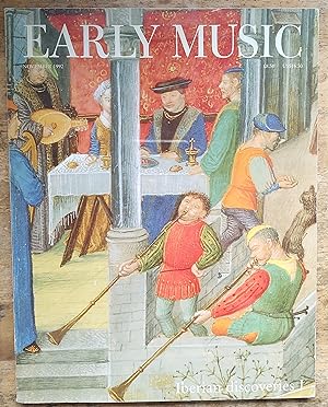 Seller image for Early Music November 1992 / Kenneth Kreitner "Minstrels in Spanish churches, 1400-1600" / Kimberly Marshall "The organ in 14th-century Spain" / Tess Knighton "The a cappella heresy in Spain: an inquisition into the performance of the cancionero repertory" / Maricarmen Gomez "Some precursors of the Spanish lute school" / Antonia Corona-Alcade "The earliest vihuela tablature: a recent discovery" / Richard Sherr "The 'Spanish nation' in the papal chapel, 1492-1521" / Beryl Kenyon de Pascual "Clavicordios and clavichords in 16th-century Spain" / Jack Sage "A new look at humanism in 16th-century lute and vihuela books" / Laurence Libin "A remarkable guitar by Lorenzo Alonso" / Jordi Savall "Performing early Spanish music" for sale by Shore Books