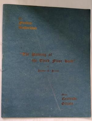 The Passing of the Third Floor Back by Jerome K. Jerome Play souvenir of the production at St Jam...