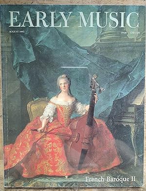 Immagine del venditore per Early Music August 1993 / David Charlton "'A maitre d'orchestre.conducts': new and old evidence on French practice" / Rebecca Harris-Warrick "From score into sound: questions of scoring in Lully's ballets" / Lionel Sawkins "Doucement and legerement: tempo in french Baroque music" / Tula Giannini "Jacques Hotteterre le Romain and his father, Martin" / Greer Garden "A link between opera and cantata in France: tonal design in the music of Andre Campra" / Graham Sadler "Vincent d'Indy and the Rameau Oeuvres completes: a case of forgery?" / David Fuller "A new French harpsichord source of the mid-18th century with an Eckard connection" / Frederick Neumann "Dots and strokes in Mozart" / William Malloch "The minuets of Haydn and Mozart: goblins venduto da Shore Books