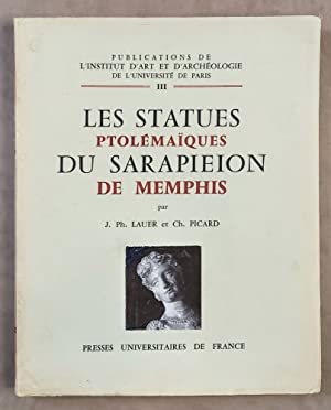 Bild des Verkufers fr Les statues ptolmaques du Sarapieion de Memphis. zum Verkauf von Librairie Le Trait d'Union sarl.