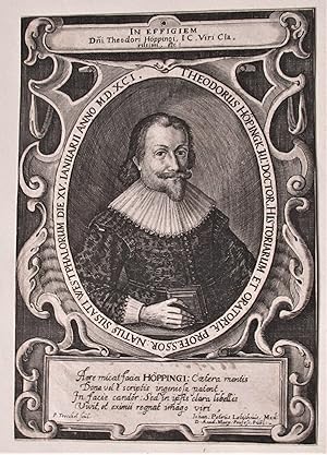 Original print, c1641, Theodor Höpingk, copper engraving by Troschel