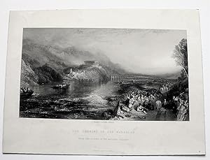 Original print, The Opening of Walhalla, Cousen after Turner 1878, unframed