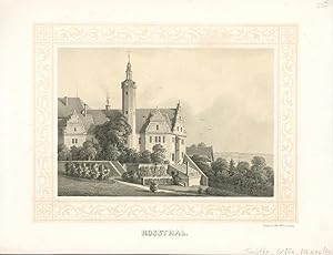 Imagen del vendedor de Rothal (Dresden). Schlo. Original Tonlithographie um 1856 a la venta por Antiquariat Kastanienhof