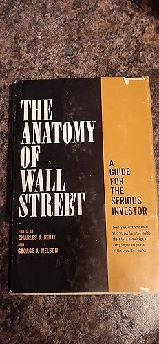 Bild des Verkufers fr The Anatomy of Wall Street zum Verkauf von Darby Jones