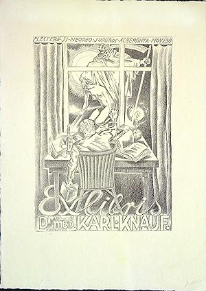 Seller image for Ex libris Dr. med. Karl Knauf for sale by Antikvarit Ztichl klika