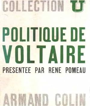 Bild des Verkufers fr Politique de Voltaire zum Verkauf von Ammareal