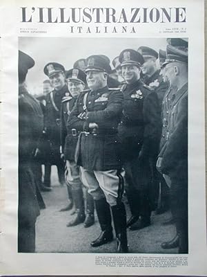 Seller image for L'Illustrazione Italiana 21 Gennaio 1940 WW2 Duce Islam Scandinavia Cinema Scala for sale by LIBRERIA IL TEMPO CHE FU