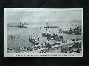 Immagine del venditore per La Giovanna d'Arco entra nel porto di Algeri Stampa del 1903 venduto da LIBRERIA IL TEMPO CHE FU