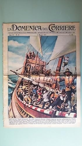 Immagine del venditore per La Domenica del Corriere 5 maggio 1957 Mayflower II - J.R.Nash - P.C.Scipione venduto da LIBRERIA IL TEMPO CHE FU
