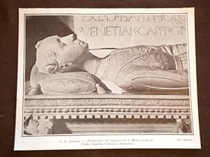 Imagen del vendedor de Particolare del monumento a Medea Colleoni di G.A. Amadeo a la venta por LIBRERIA IL TEMPO CHE FU