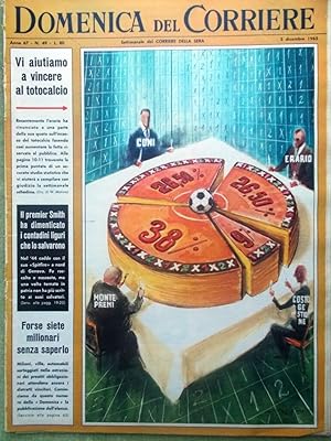 Immagine del venditore per La Domenica del Corriere 5 Dicembre 1965 Rhodesia Francia Totocalcio Calcolatore venduto da LIBRERIA IL TEMPO CHE FU