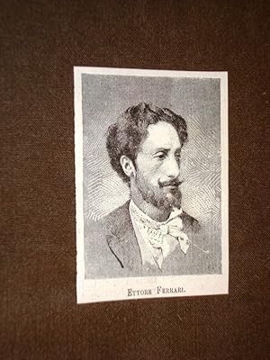Immagine del venditore per Ettore Ferrari nel 1883 Membro del Comitato dell'Esposizione d'arte di Roma venduto da LIBRERIA IL TEMPO CHE FU