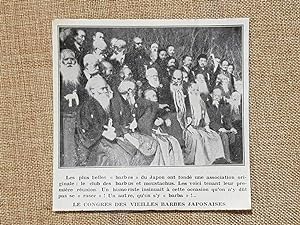 Immagine del venditore per Il congresso delle lunghe barbe giapponesi nel 1936 Giappone venduto da LIBRERIA IL TEMPO CHE FU