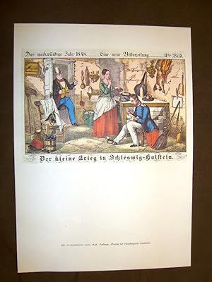 Immagine del venditore per Il prodigioso anno 1848 + Cortile di casa di campagna Stampa popolare Germania venduto da LIBRERIA IL TEMPO CHE FU