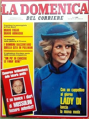 Immagine del venditore per La Domenica del Corriere 14 Maggio 1983 Lady Diana Arena Fogar Polo Stommelen venduto da LIBRERIA IL TEMPO CHE FU