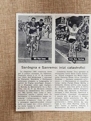 Ciclismo 1935 Camusso Teani Bergamaschi Morelli Giacobbe Bertoni Di Paco Vignoli 