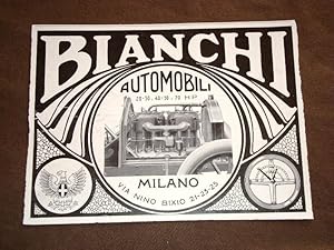 Immagine del venditore per Pubblicit d'Epoca per i Collezionisti del 1907 Auto e Automobilismo Bianchi venduto da LIBRERIA IL TEMPO CHE FU