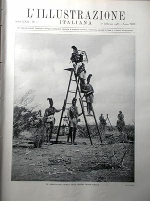 Immagine del venditore per L'Illustrazione Italiana del 17 Febbraio 1935 Etiopia Fanteria Modena d'Ancona venduto da LIBRERIA IL TEMPO CHE FU