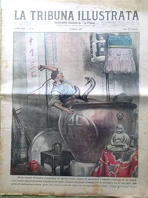 Immagine del venditore per La Tribuna Illustrata 6 Febbraio 1927 Downing Binda Morte Mikado Giappone Gemito venduto da LIBRERIA IL TEMPO CHE FU