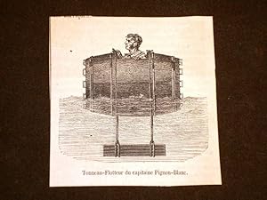 Immagine del venditore per Scoperte ed Invenzioni del 1870 Il barile galleggiante del Capitano Pignon Blanc venduto da LIBRERIA IL TEMPO CHE FU