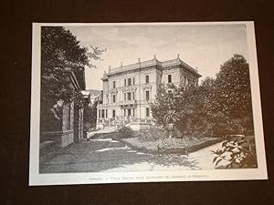 Image du vendeur pour Abbazia nel 1894 Villa Amalia Vi alloggia Guglielmo II di Germania mis en vente par LIBRERIA IL TEMPO CHE FU