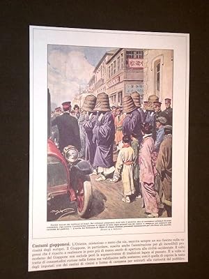 Immagine del venditore per Anno 1928 Tribunale Tokio Accusati Giappone Ristampa Copertine Domenica Corriere venduto da LIBRERIA IL TEMPO CHE FU