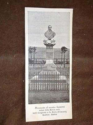 Seller image for La Morra Monumento al Maestro Gabetti Marcia Reale for sale by LIBRERIA IL TEMPO CHE FU