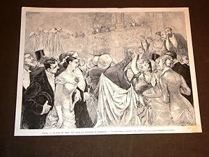 Seller image for Parigi nel 1879 Teatro dell'Opera Festa inondati di Szeghedino Farandola ballo for sale by LIBRERIA IL TEMPO CHE FU