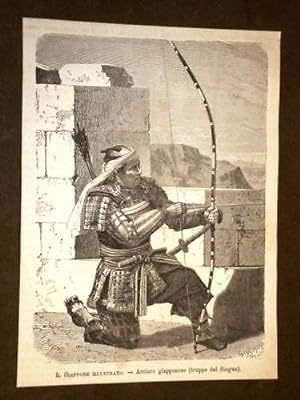 Seller image for Arciere giapponese Truppe del Siogun Giappone for sale by LIBRERIA IL TEMPO CHE FU