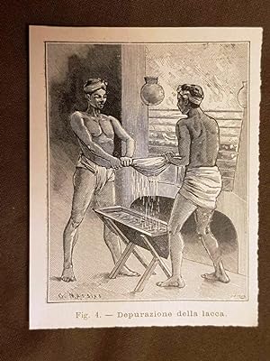 Immagine del venditore per In Giappone nel 1896 La preparazione della lacca colorata La depurazione venduto da LIBRERIA IL TEMPO CHE FU