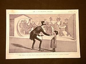 Immagine del venditore per Caricatura Teja apparsa sul Pasquino Passaggio tra anno 1891 e 1892 La speranza venduto da LIBRERIA IL TEMPO CHE FU