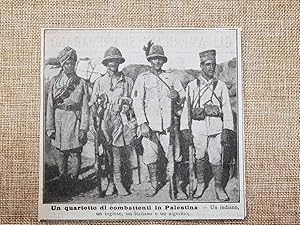 Immagine del venditore per Soldato India Inghilterra Italia Algeria Palestina 1917 WW1 1a guerra mondiale venduto da LIBRERIA IL TEMPO CHE FU