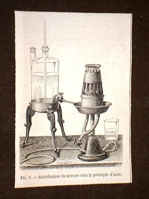 Immagine del venditore per Scoperte ed Invenzioni del 1870 Solidificazione del mercurio nel monossido azoto venduto da LIBRERIA IL TEMPO CHE FU