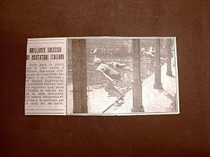 Immagine del venditore per Milano nel 1929 Gara di nuoto Canottieri Milano vs Victoria di Sussak Jugoslavia venduto da LIBRERIA IL TEMPO CHE FU