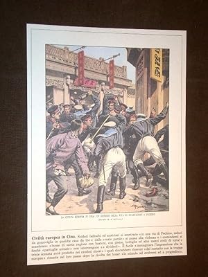 Immagine del venditore per Anno 1903 Cina Tedeschi vs Austriaci Ristampa Copertine Domenica del Corriere venduto da LIBRERIA IL TEMPO CHE FU