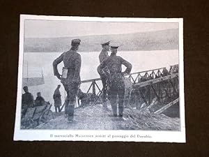 Seller image for WW1 Prima Guerra mondiale 1914-1918 Romania Maresciallo Mackensen sul Danubio for sale by LIBRERIA IL TEMPO CHE FU