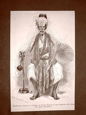 Seller image for In India nel 1863 Un mendicante religioso for sale by LIBRERIA IL TEMPO CHE FU