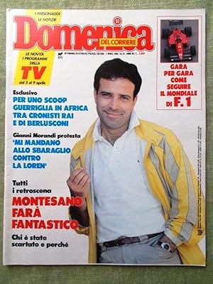 Seller image for La Domenica del Corriere 7 Aprile 1988 Formula Uno Cesena Tomba Gorbaciov Spot for sale by LIBRERIA IL TEMPO CHE FU