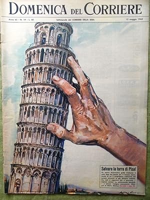 Immagine del venditore per La Domenica del Corriere 12 Maggio 1963 Torre Pisa Kruscev Bongiorno Fotografia venduto da LIBRERIA IL TEMPO CHE FU